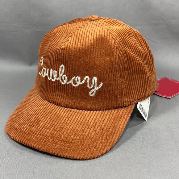 Cowboy Snapback Cap Hat Brown American Needle Farmer Corduroy Retro Rancher Mens